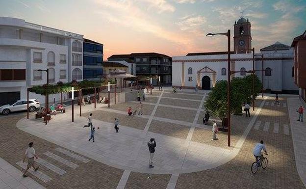 Foto de Plaza de Andalucía en Huétor Tájar, Granada